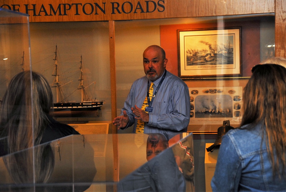 Guided tour at the Hampton Roads Naval Museum