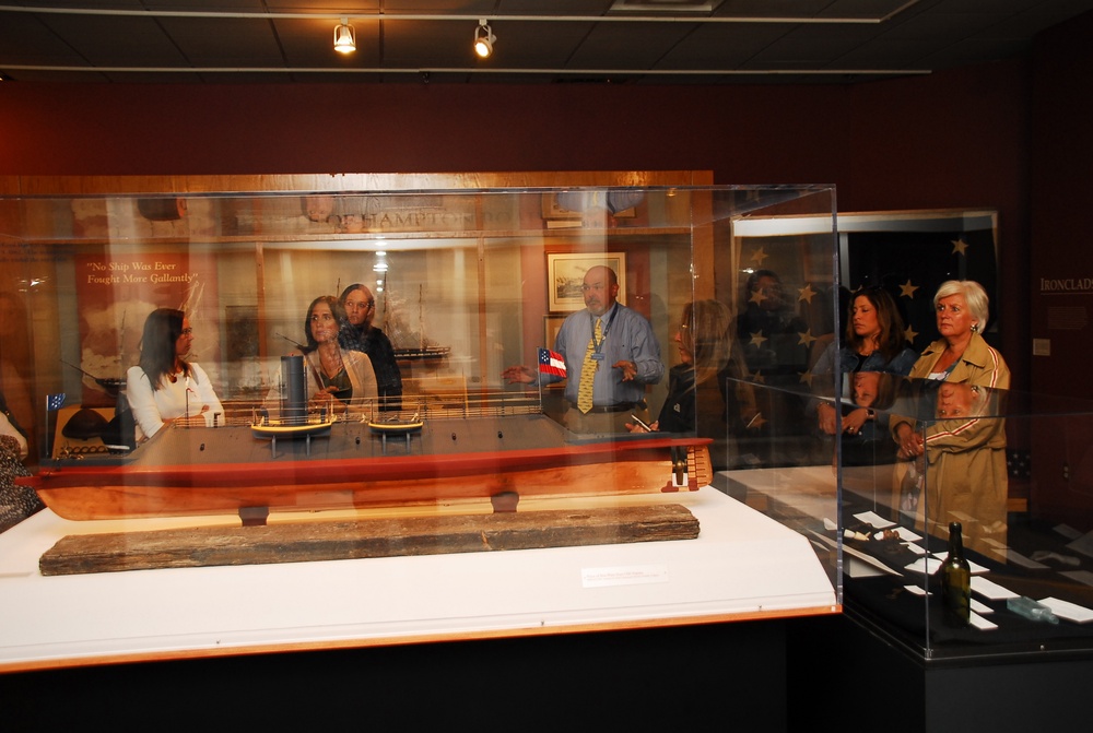 Guided tour at the Hampton Roads Naval Museum