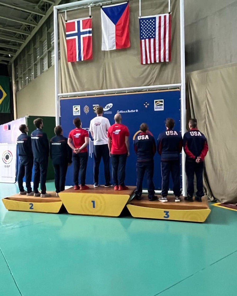 Fort Benning Soldiers win Bronze Medal in Men's Air Rifle Team at World Cup Brazil