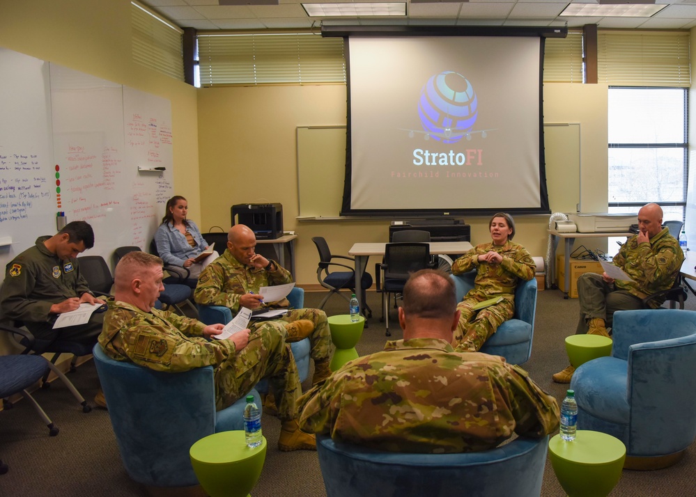 18th AF leadership visits Fairchild, witness innovation in action