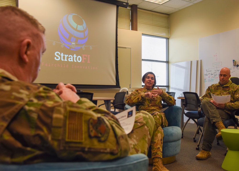 18th AF leadership visits Fairchild, witness innovation in action