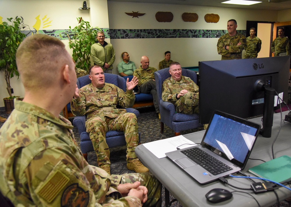 18th AF leadership visits Fairchild, witness innovation in action