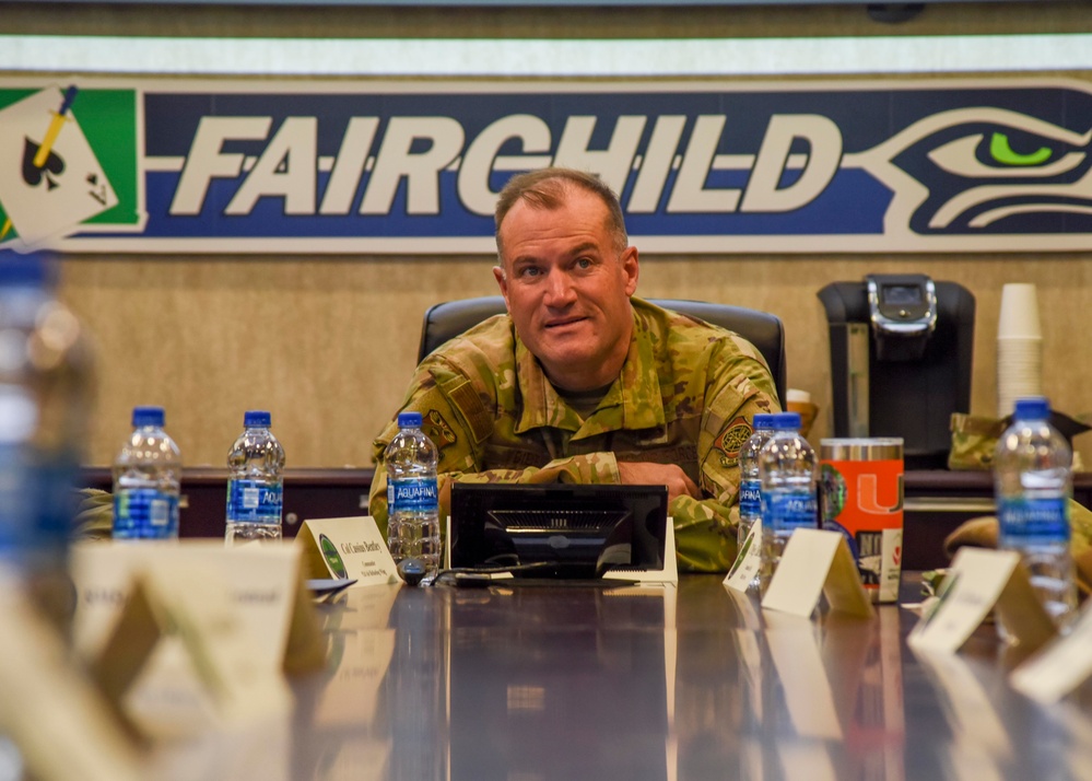 18th AF leadership visits Fairchild, witness innovation in action