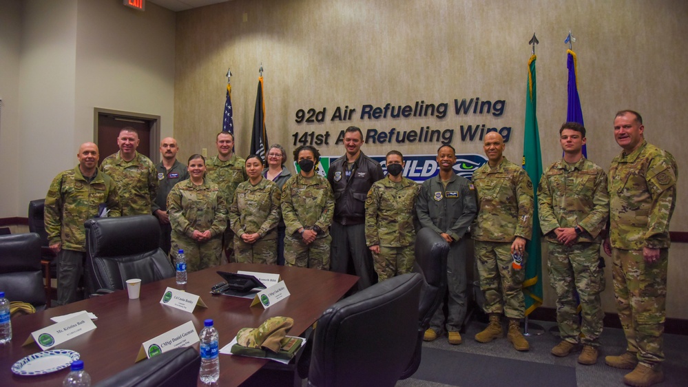 18th AF leadership visits Fairchild, witness innovation in action