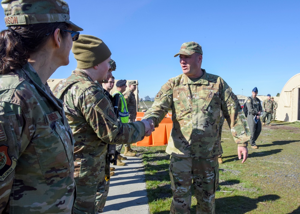 18th AF leadership visits Fairchild, witness innovation in action