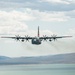 Nevada Air Guard C-130H Hercules Flies over Pyramid Lake during ESGR Boss Flight