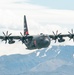 Nevada Air Guard C-130H Hercules Flies over Pyramid Lake during ESGR Boss Flight