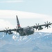 Nevada Air Guard C-130H Hercules Flies over Pyramid Lake during ESGR Boss Flight