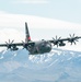 Nevada Air Guard C-130H Hercules Flies over Pyramid Lake during ESGR Boss Flight