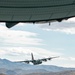 Nevada Air Guard C-130H Hercules Flies over Pyramid Lake during ESGR Boss Flight