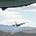 Nevada Air Guard C-130H Hercules Flies over Pyramid Lake during ESGR Boss Flight