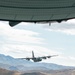 Nevada Air Guard C-130H Hercules Flies over Pyramid Lake during ESGR Boss Flight