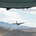 Nevada Air Guard C-130H Hercules Flies over Pyramid Lake during ESGR Boss Flight