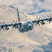 Nevada Air Guard C-130H Hercules Flies over Pyramid Lake during ESGR Boss Flight