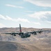 Nevada Air Guard C-130H Hercules Flies over Pyramid Lake during ESGR Boss Flight