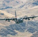 Nevada Air Guard C-130H Hercules Flies over Pyramid Lake during ESGR Boss Flight