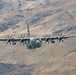 Nevada Air Guard C-130H Hercules Flies over Pyramid Lake during ESGR Boss Flight