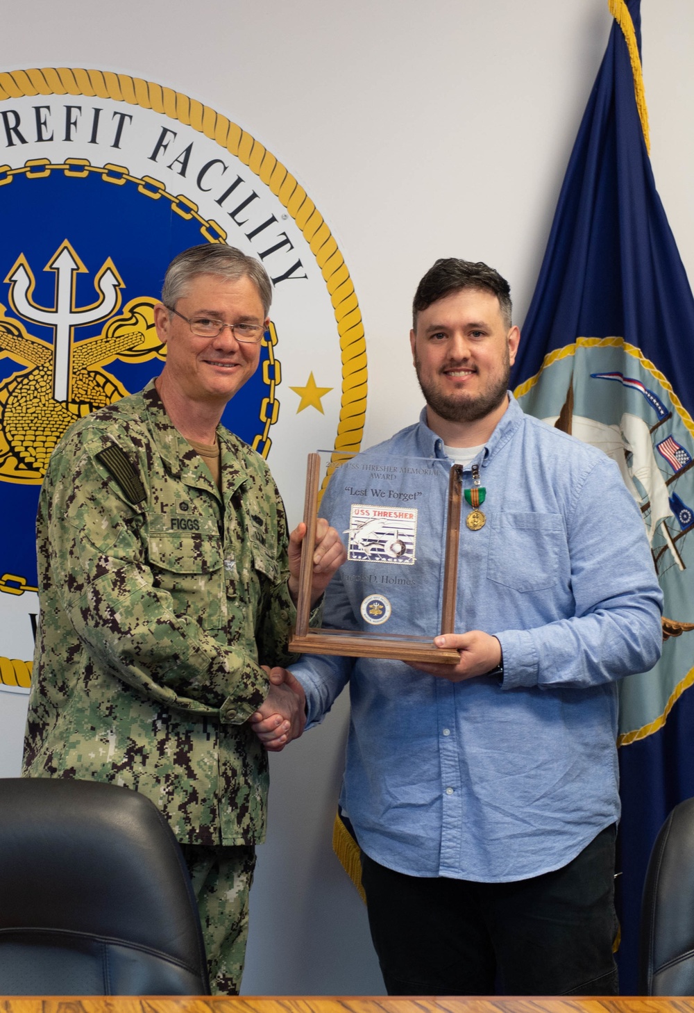 DVIDS - Images - Trident Refit Facility, Bangor, Employee Receives USS ...
