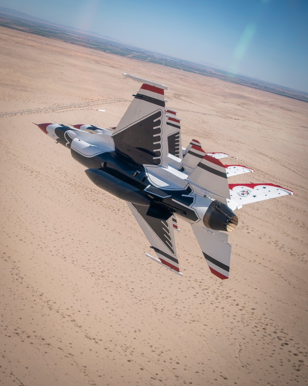 Thunderbirds train over El Centro