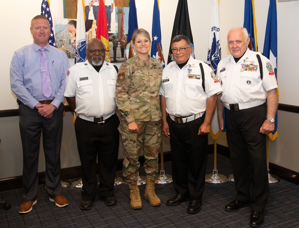 Fort Sam Houston Memorial Services Detachment members receive Air Force Commander’s Public Service Award