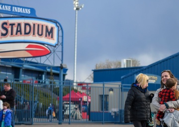 Spokane Indians host deployed families