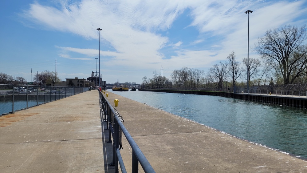 First Commercial Vessel Transits the Black Rock Lock in 2022 Shipping Season