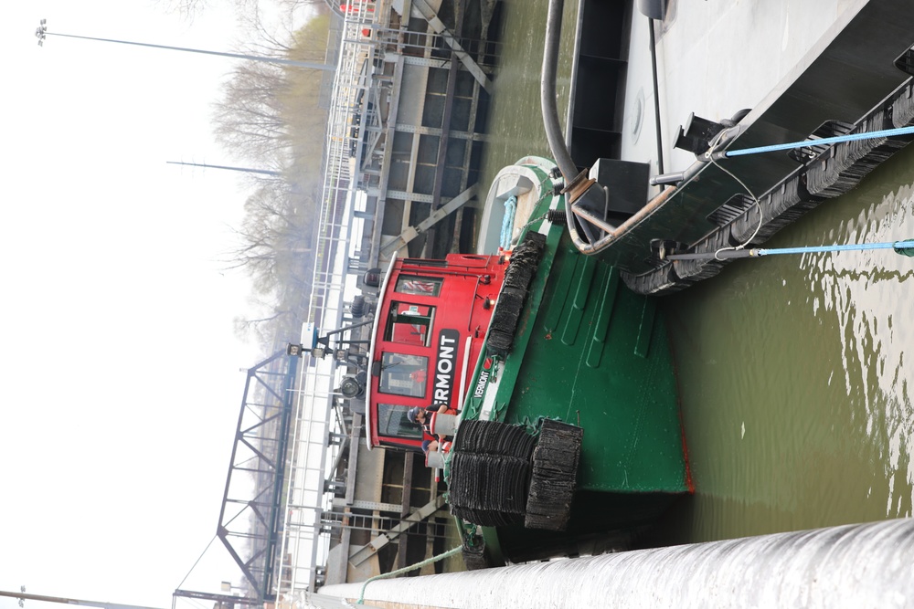 First Commercial Vessel Transits the Black Rock Lock in 2022 Shipping Season