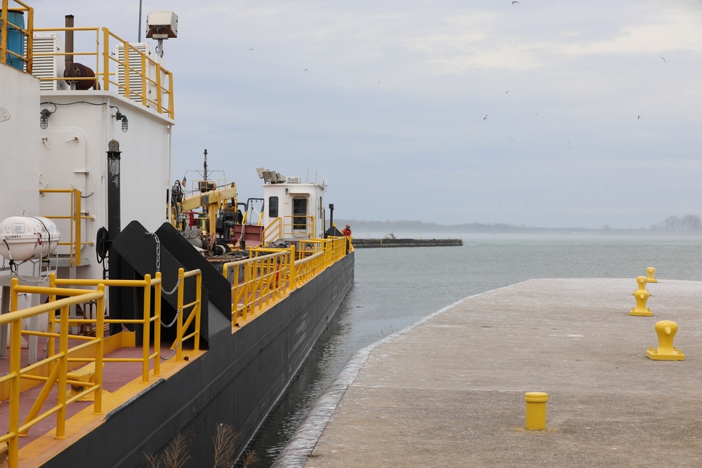 First Commercial Vessel Transits the Black Rock Lock in 2022 Shipping Season