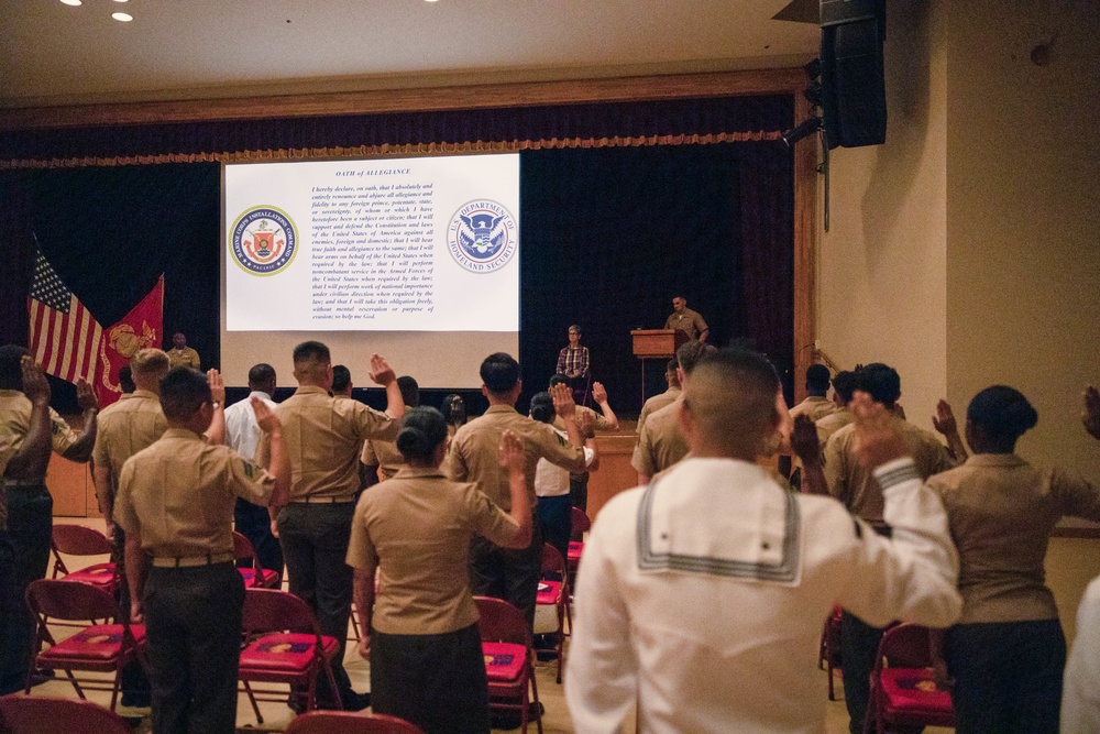 U.S. Service Members Become American Citizens