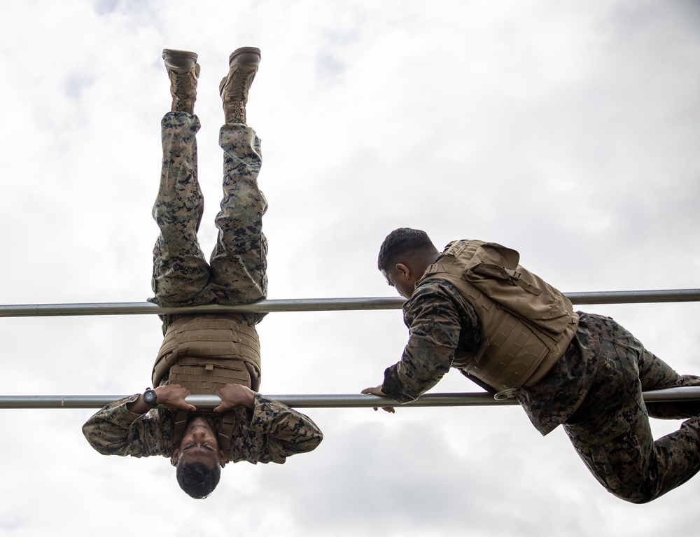 U.S. Marines Participate in Martial Arts Instructor course.