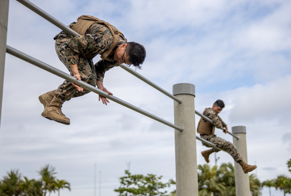 U.S. Marines Participate in Martial Arts Instructor course.