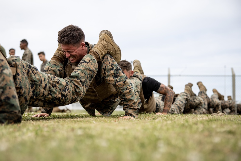 U.S. Marines Participate in Martial Arts Instructor course.