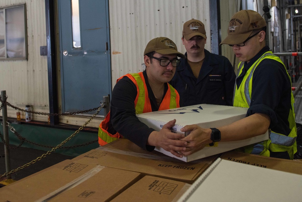 USS Ronald Reagan (CVN 76) Food Resupply