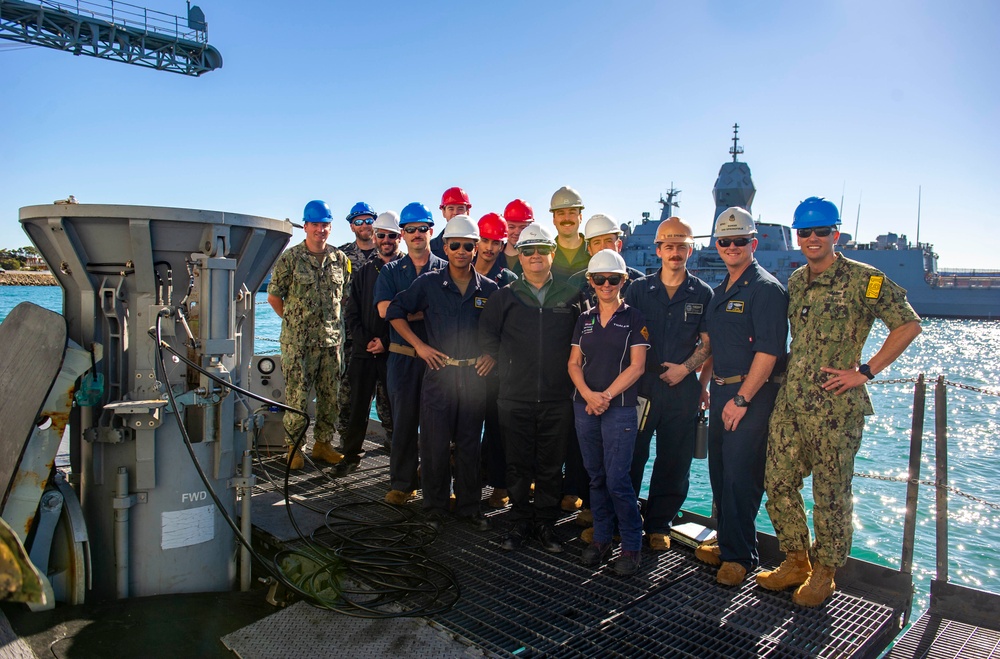 Frank Cable Participates in Expeditionary Rearming Exercise with USS Springfield