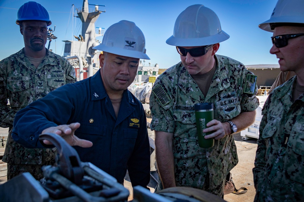 Frank Cable Participates in Expeditionary Rearming Exercise with USS Springfield