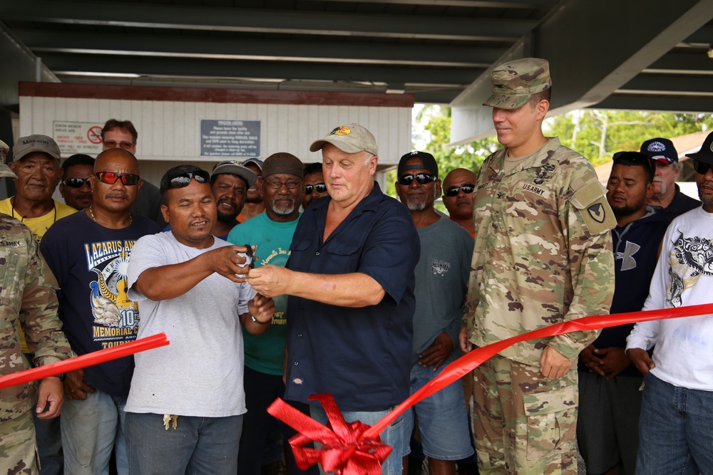 Emon Beach Main Pavilion Refurbishment is Complete on U.S. Army Garrison-Kwajalein Atoll