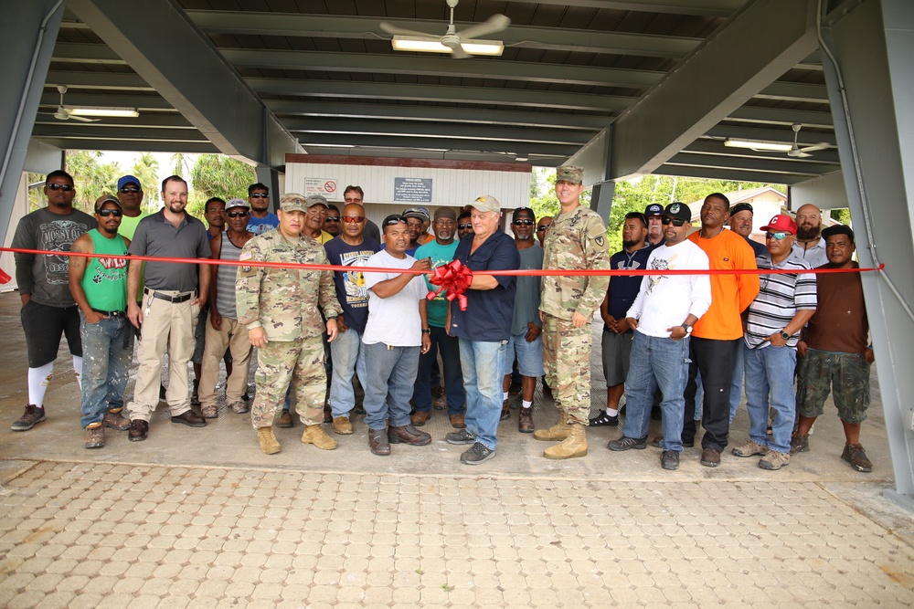 Emon Beach Main Pavilion Refurbishment is Complete on U.S. Army Garrison-Kwajalein Atoll