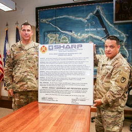 Proclamation Signed on USAG-KA Honors Sexual Assault Awareness and Prevention Month