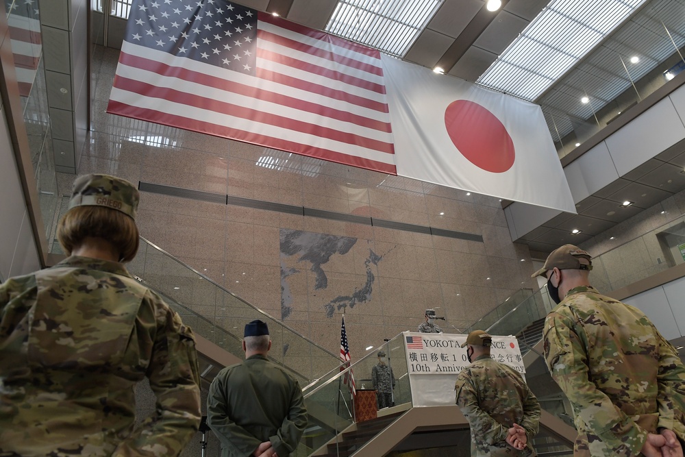 Yokota celebrates 10 year anniversary of relocation of ADC HQ