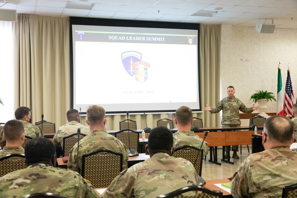 U.S. Army Southern European Task Force, Africa empowers change at the squad level during semi- annual summit