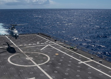 Aboard USS Jackson, MQ-8C Fire Scout returns to flight