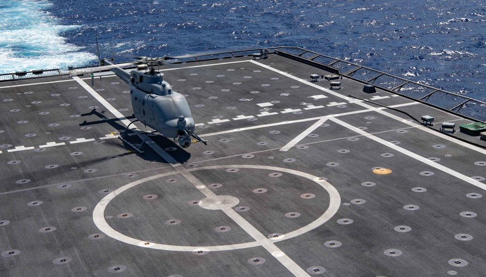 HSC 23 and USS Jackson (LCS 6) Conduct MQ-8C Fire Scout Return to Flight