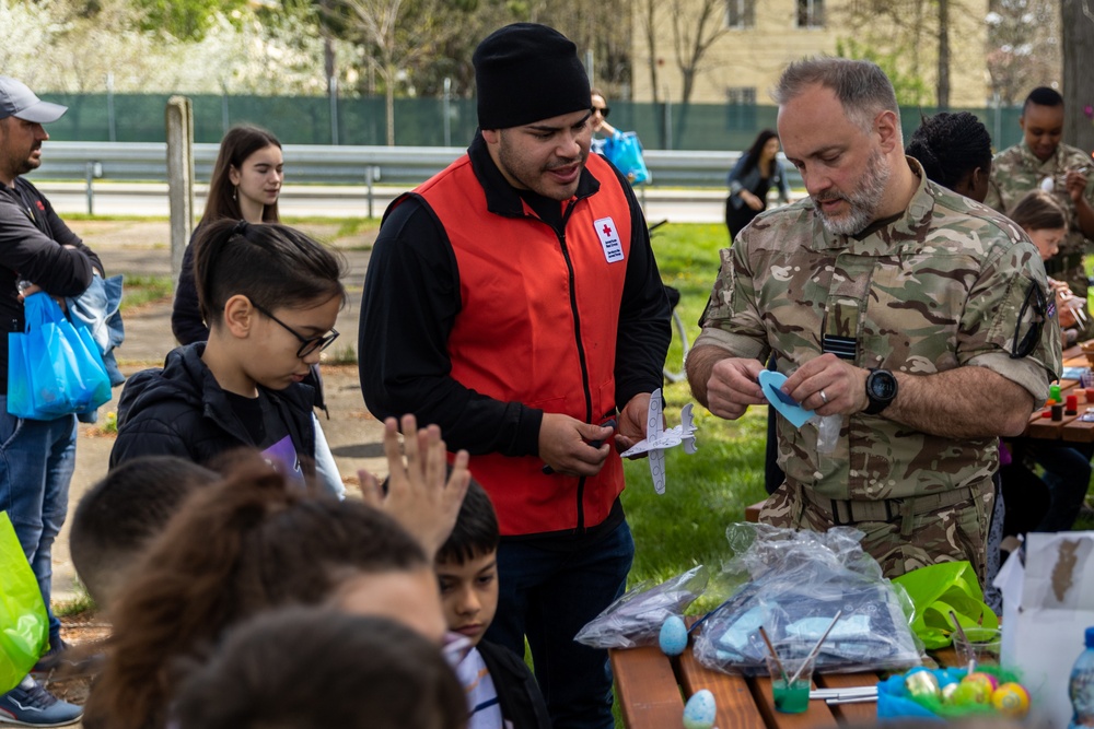 Orthodox Easter Egg Hunt hosted by the Area Support Group – Black Sea