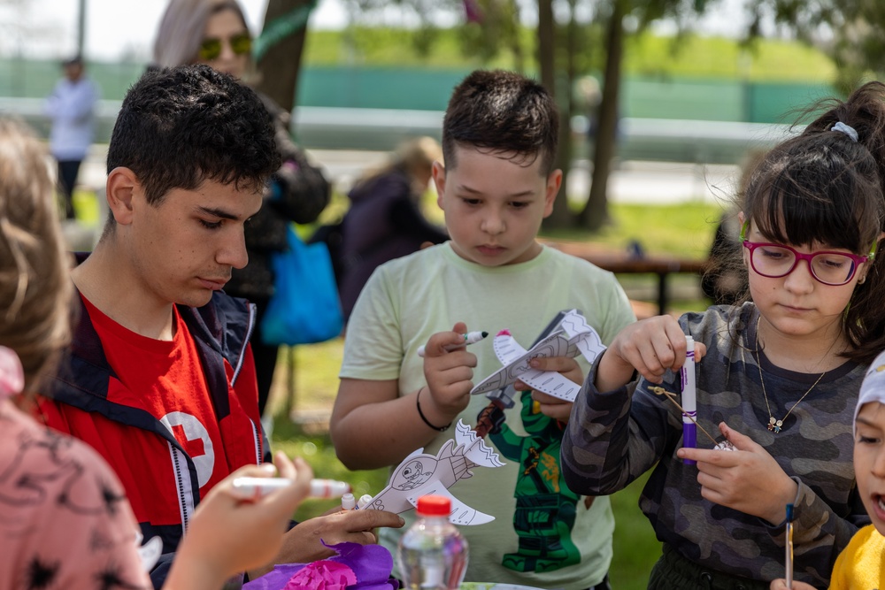 Orthodox Easter Egg Hunt hosted by the Area Support Group – Black Sea