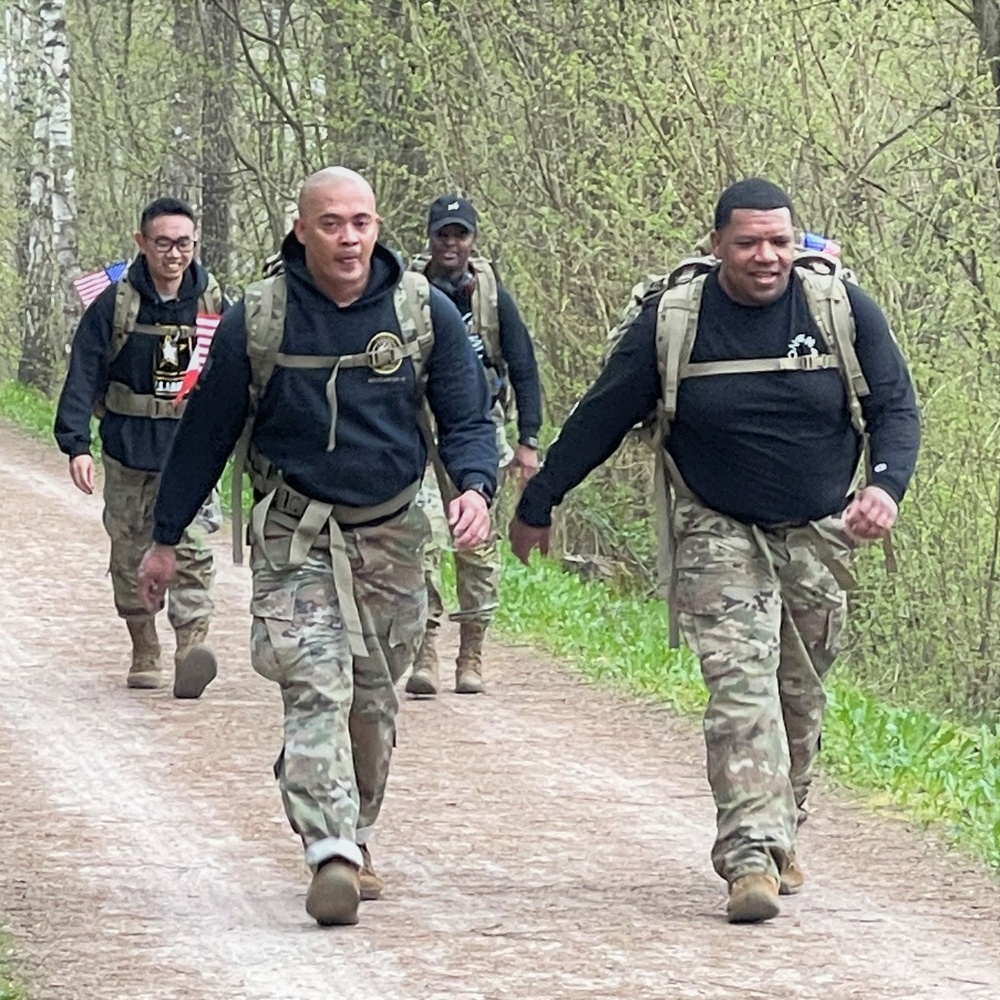 Army Dental Health Activity Bavaria Soldiers commemorate Bataan Death March