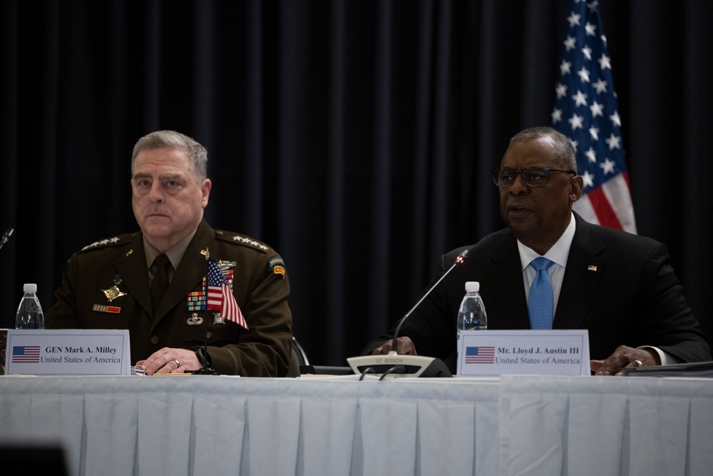 SECDEF hosts Ukraine Defense Consultative Group in Germany