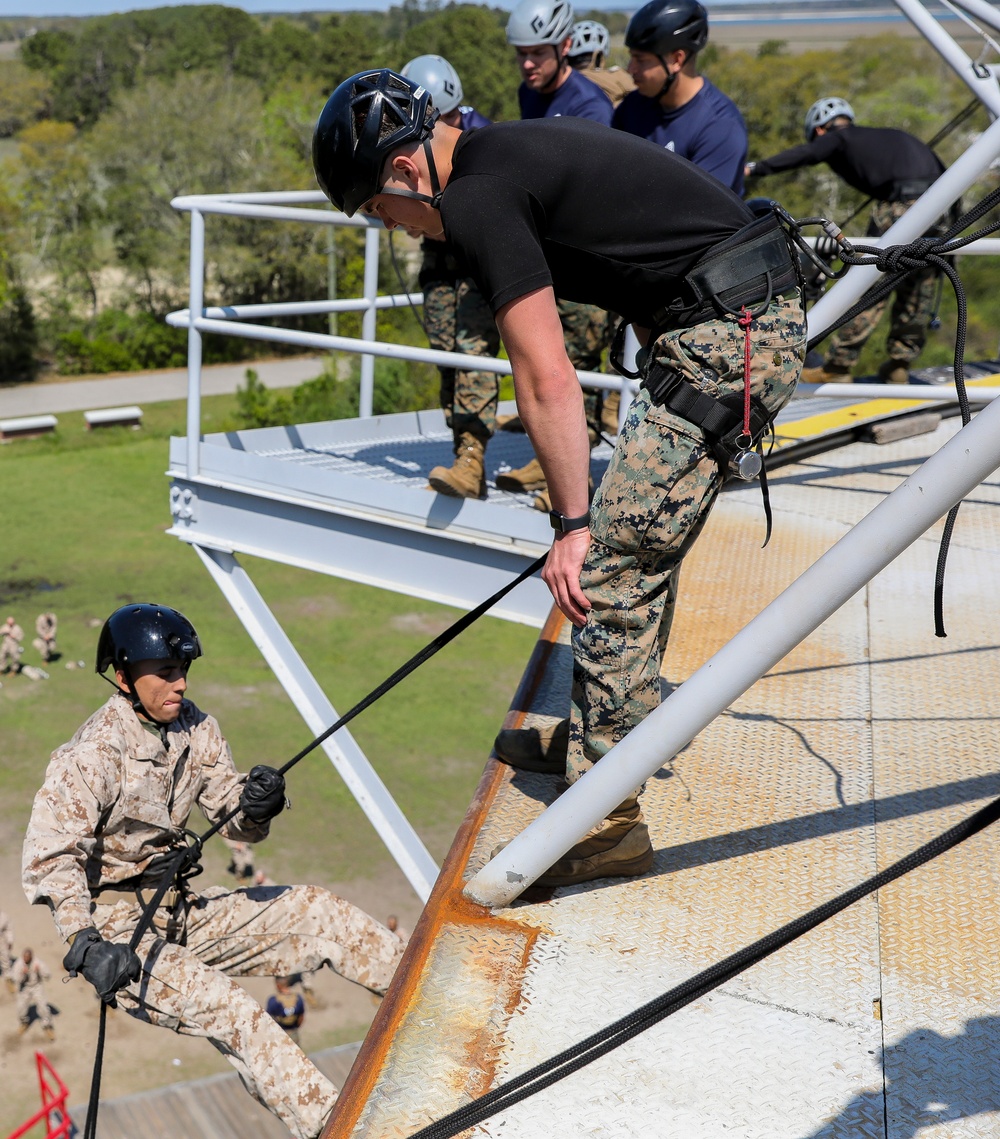 India Company Rappel Tower