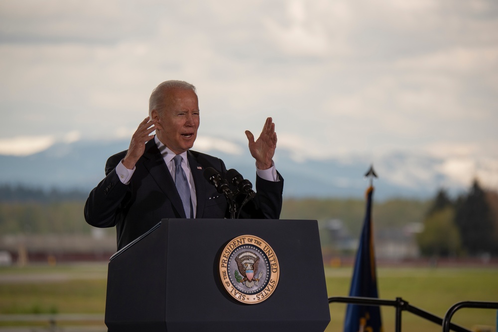 President Biden visits 142nd Wing