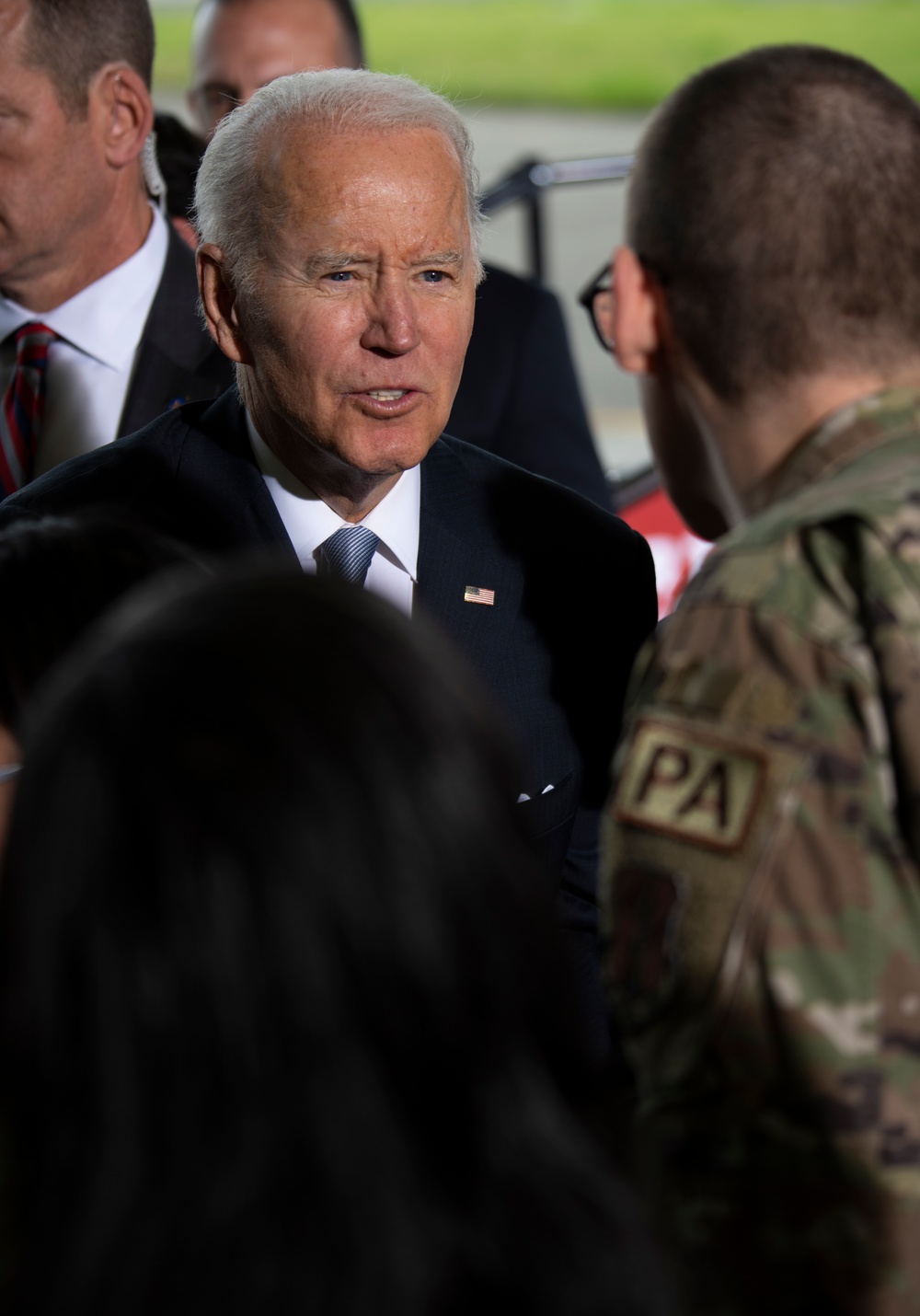 President Biden visits 142nd Wing