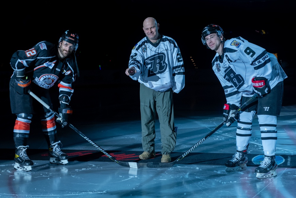 Rapid City Rush Hockey Team Celebrates Military Appreciation